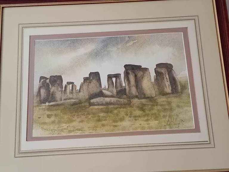Stonehenge painting