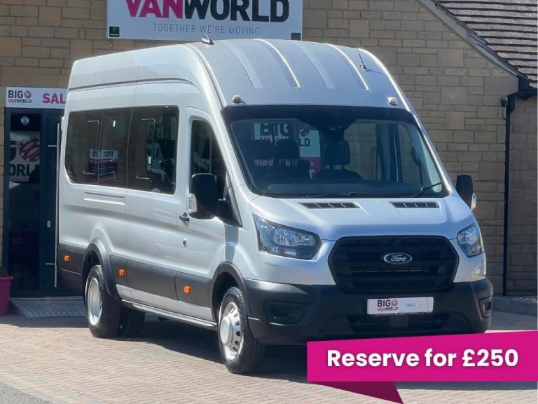 Ford TRANSIT 460 TDCI 165 L4H3 LEADER ECOBLUE 17 SEAT BUS HIGH ROOF DRW RWD AUTO