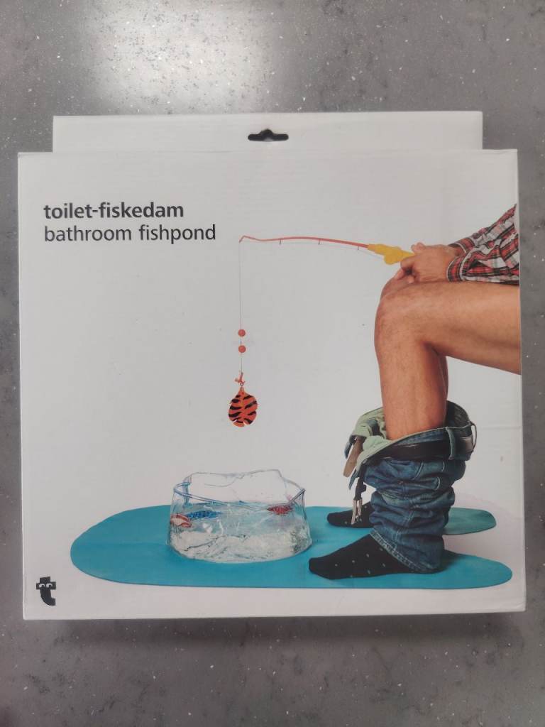 Toilet fishing game