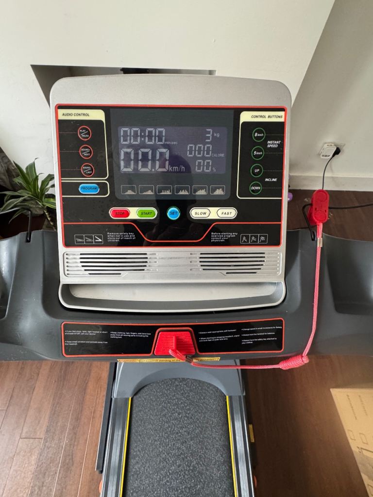 Running Treadmill – Grey, Good Condition