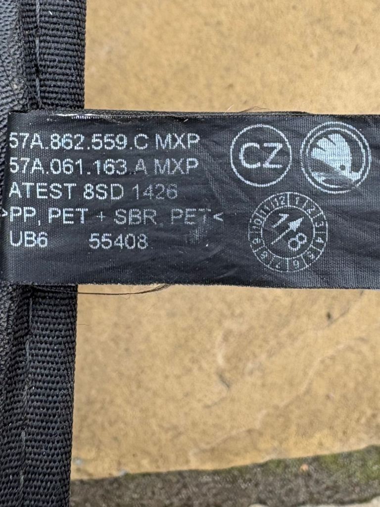  Skoda Karoq boot mat 