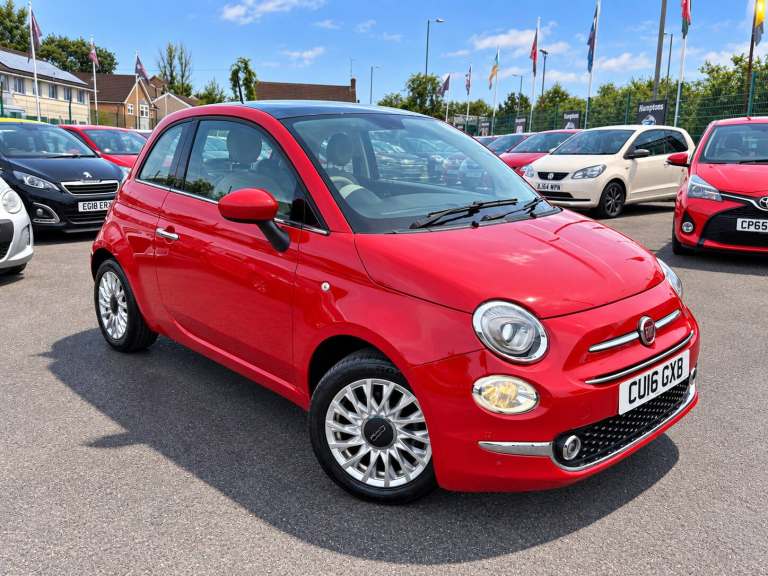 2016 Fiat 500 1.2 Lounge 3dr HATCHBACK Petrol Manual