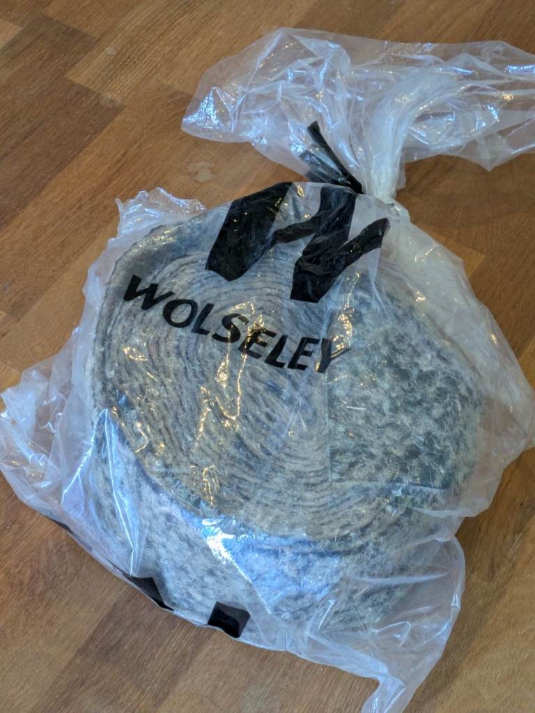 Wolseley flat pipe wrap, stops creaking pipes