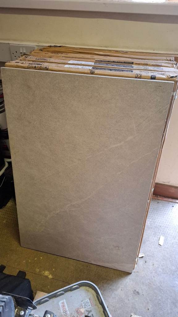 16 x Porcelain Paving Slabs - Bodo White- 900x600mm