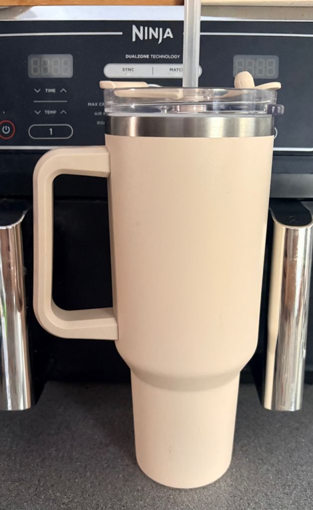 Brand new and never used cream flask. 