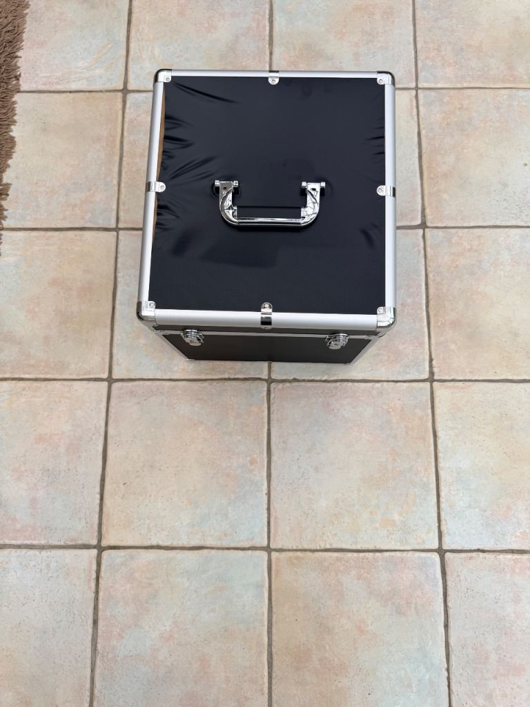 Black Metal Storage Box Box with Handle 