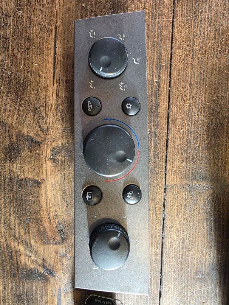 Heater controls vectra / signum 