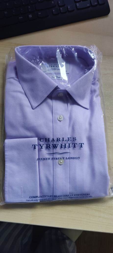 new charles tyrwhitt non iron classic fit size 16