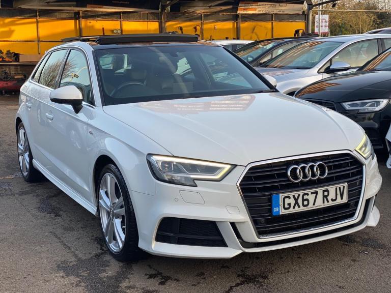 2017 Audi A3 1.5 TFSI CoD S line Sportback S Tronic Euro 6 (s/s) 5dr HATCHBACK Petrol Automatic