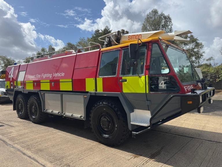 Simon Protector 6x6 ARFF Airport Fire Engine Crash Tender Detroit Diesel Auto