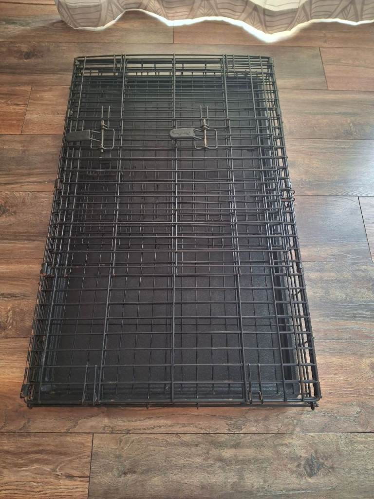 Black Wire Dog Crate Pet Cage Medium Size