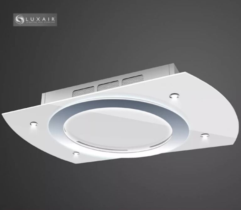 Luxair 90cm LUNA STRATOS White Cooker Hood RRP £1499 