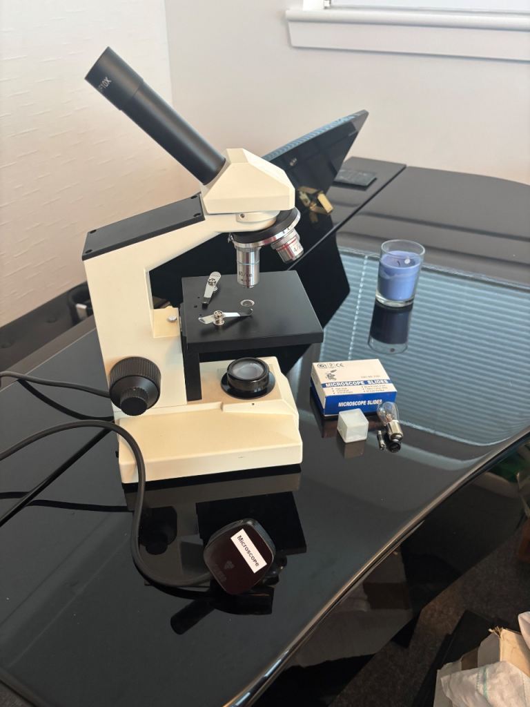 Microscope + Slides + Extras