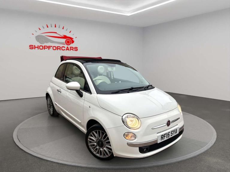 2015 Fiat 500 1.2 Lounge 2dr [Start Stop] CONVERTIBLE PETROL Manual