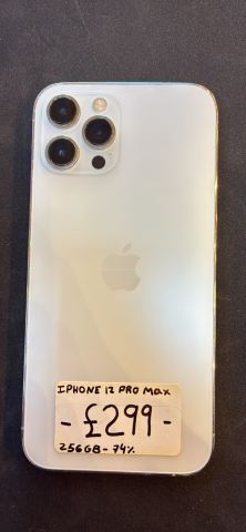 Apple iPhone 12 Pro Max 256GB – White, Good Condition | in