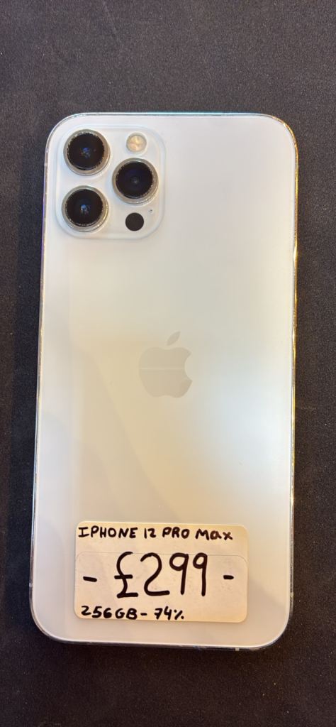 Apple iPhone 12 Pro Max 256GB – White, Good Condition