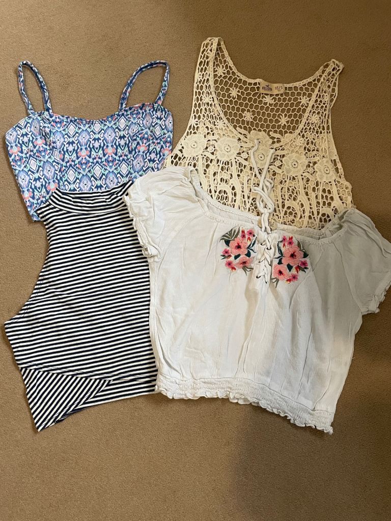 Ladies hollister tops, size S