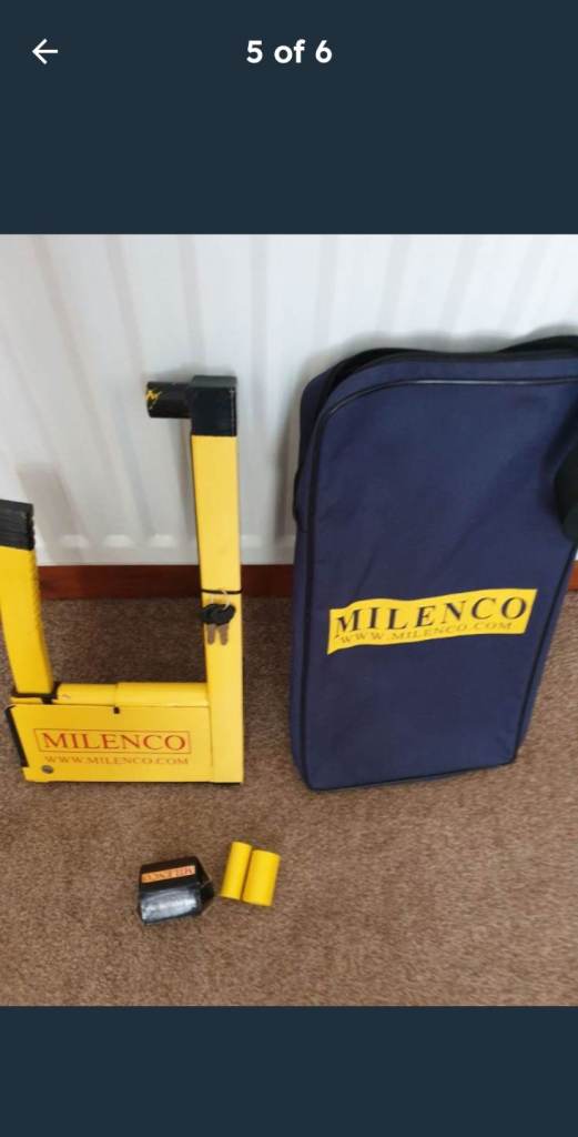 Milenco caravan or motorhome wheel clamp 