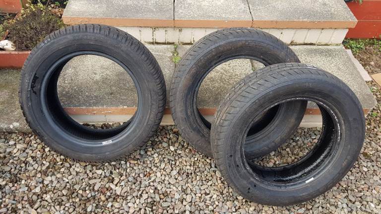 Tyres for sell 2x Mazzini 185 65 R15 88H and 1x Dunlop 185 65 R15 88T