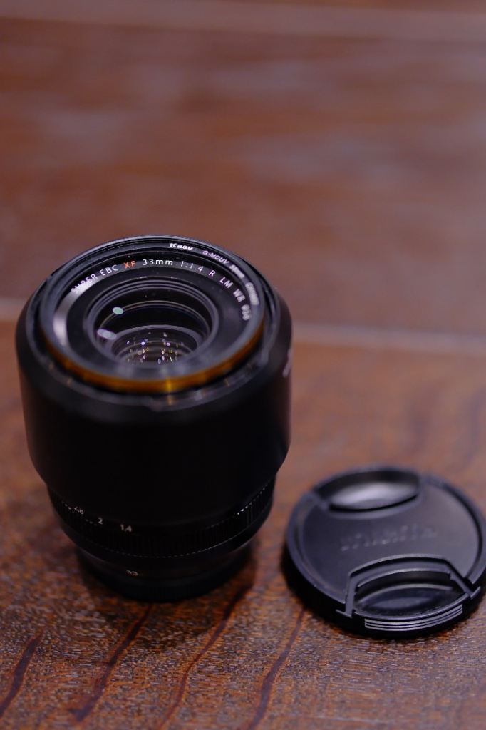 Fujifilm XF 33mm f/1.4 R LM WR Lens - Good Condition with Premium Kase UV Filter & Free Skin