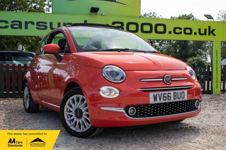 2016 Fiat 500 1.2 500 C Lounge 2dr Convertible Petrol Manual