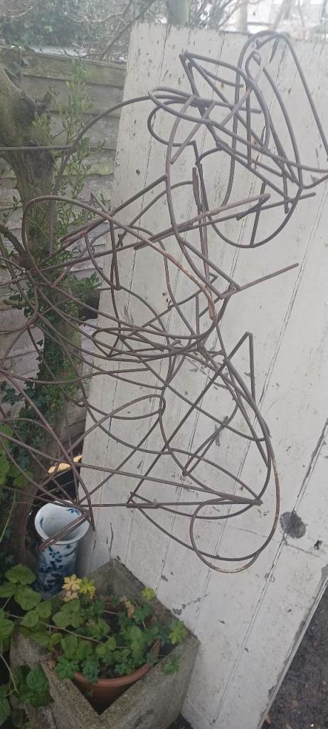 2x Pareidolia Original Art-What Do You See? Garden art metal art steel wall art sculpture