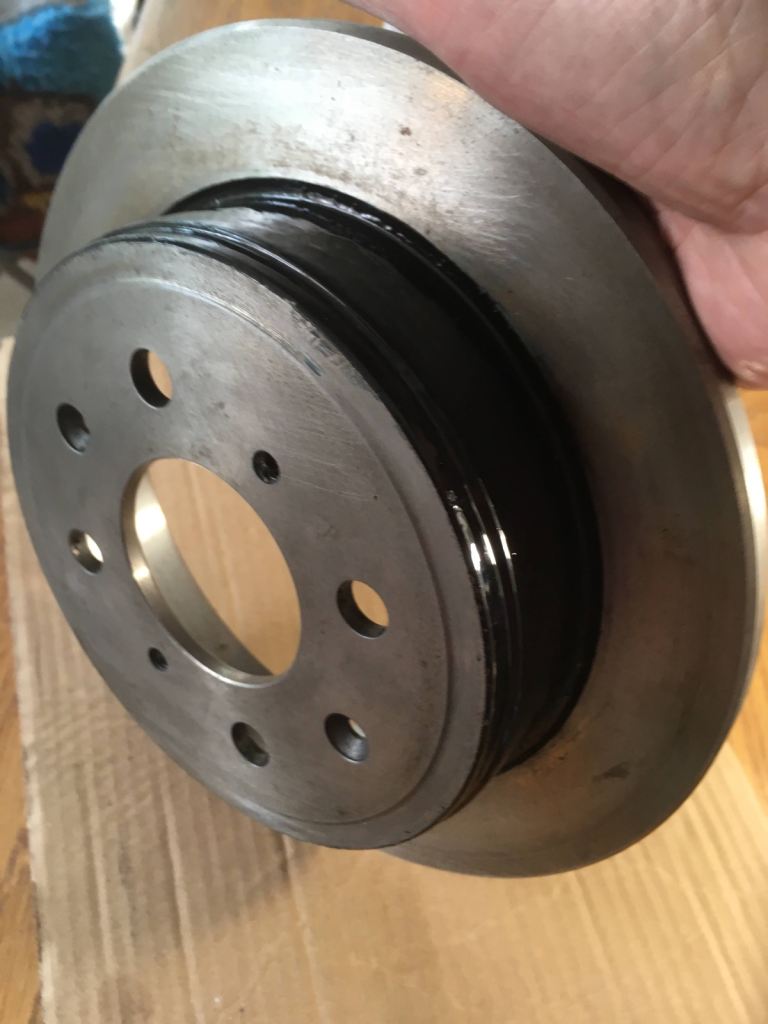 Honda Civic Rear  4 stud Solid Brake discs