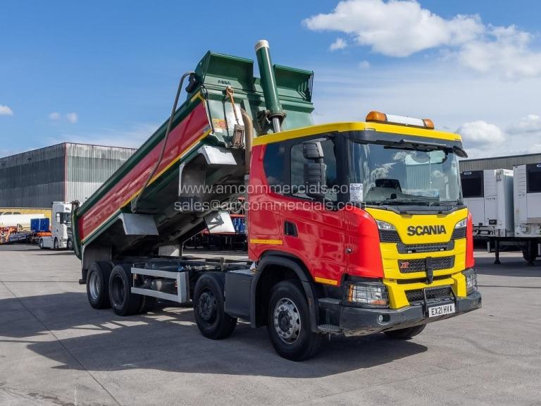 2021 (21) SCANIA G410 XT 8X4 TIPPER SLEEPER CAB