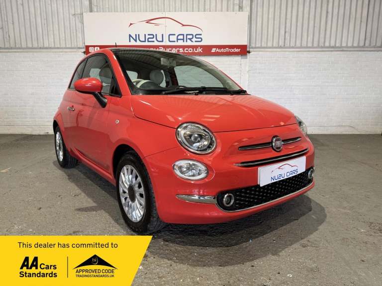 2016 Fiat 500 1.2 Lounge Euro 6 (s/s) 3dr HATCHBACK Petrol Manual