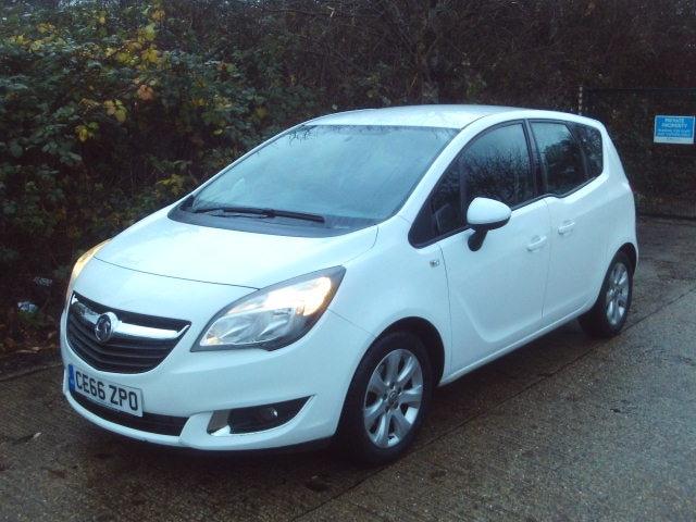 2016 Vauxhall Meriva 1.4i 16V Life 5dr White 58k Miles PSH Years MOT Warranty MPV Petrol Manual
