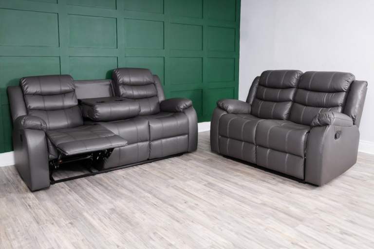 Stylish 30% OFF⚡ ~ Same Day Delivery >> Corner & 3+2 Seater Roma Electric Recliner Sofa Set 🛋️COD**