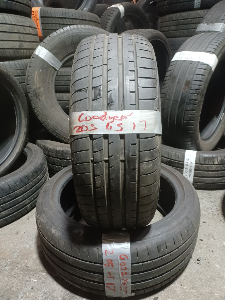 205 45 17 Goodyear Tyres Matching pair ONLY £70 fitted and balanced open 7 days a week 