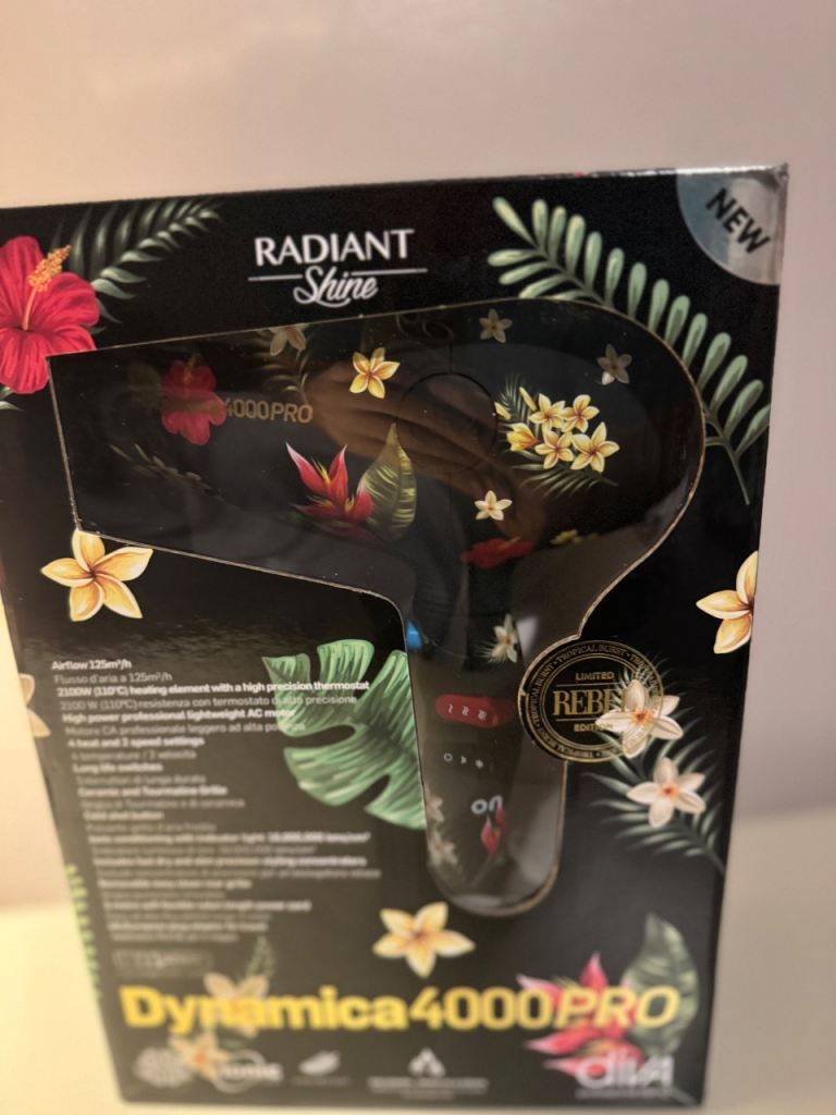 Diva Professional Styling Rebel Dynamica Hairdryer 4000 Pro Tropical Burst dryer