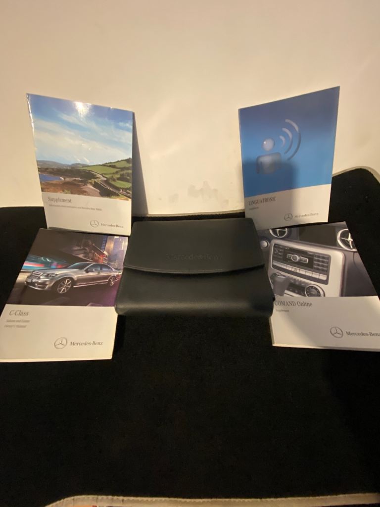 Genuine Mercedes Benz glove box wallet / owners hand book wallet