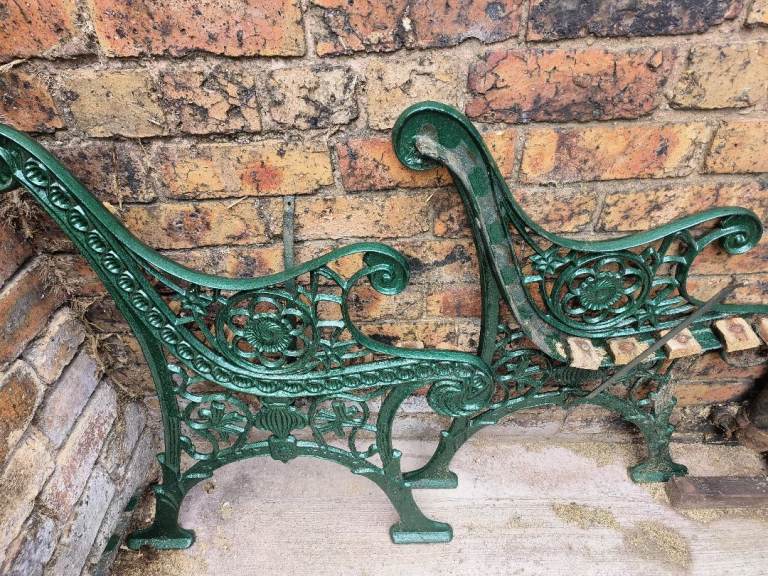 Victorian Cast Iron Bench Ends 