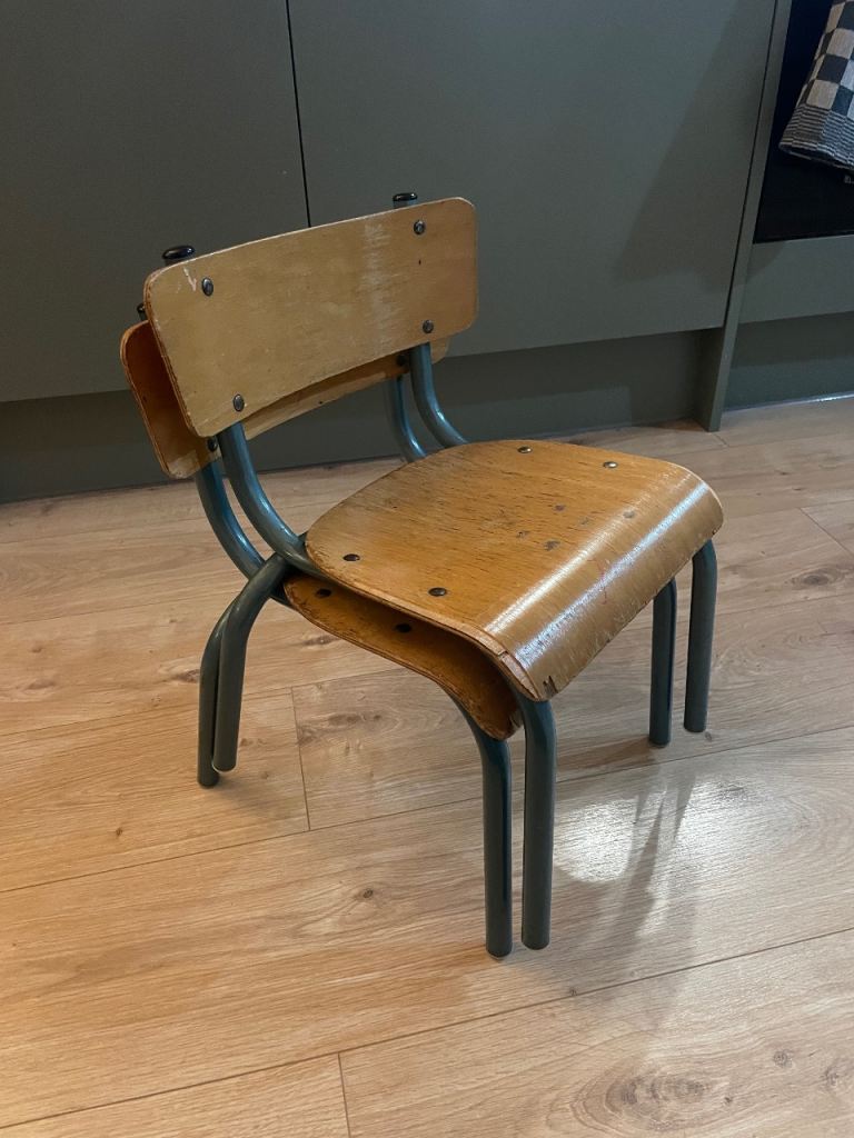 Retro children chairs 