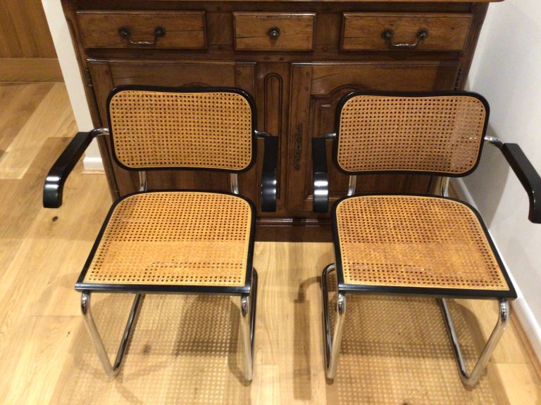 2 Marcel Breuer designed Cesca Carver Chairs £800.00 