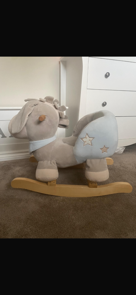 Wooden baby rocking animal 