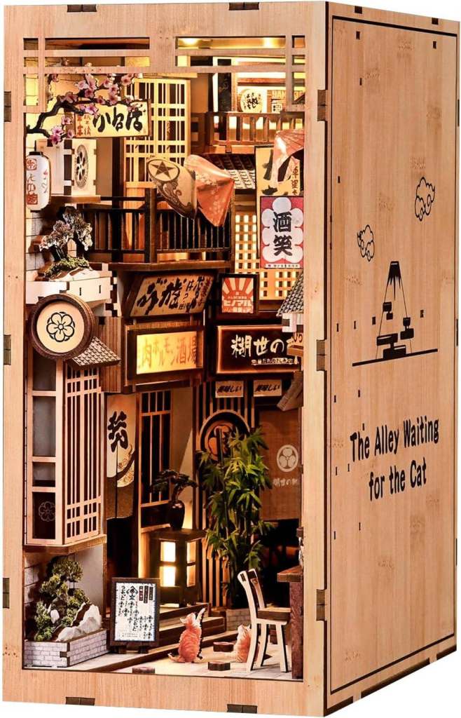 new in packaging - Book Nook Kit - the alley waiting for the cat