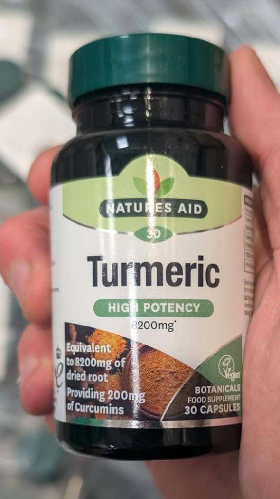 Natures Aid Turmeric High Potency 30 Capsules - New