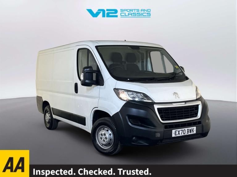 2020 Peugeot Boxer 2.2 BlueHDi H1 Professional Van 120ps PANEL VAN DIESEL Manual