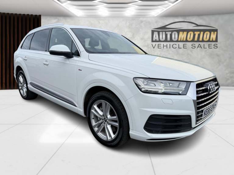 AUDI Q7 3.0 TDI V6 S line White Auto Diesel 2016