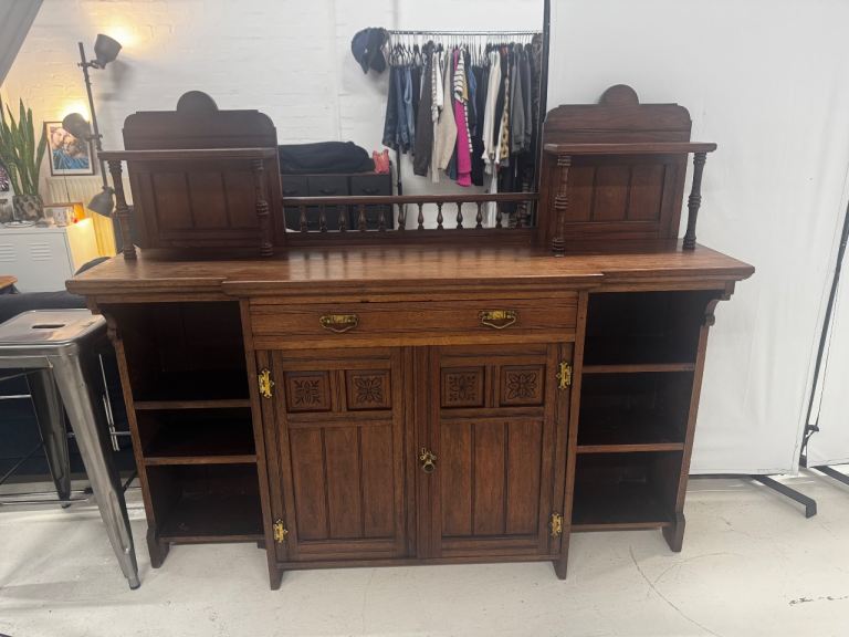 Vintage Solid Wood Sideboard / Dresser
