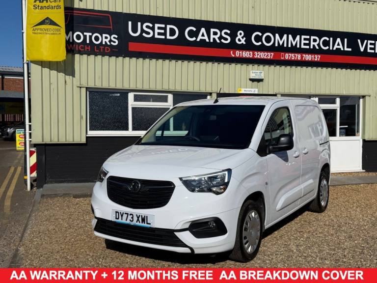 2023 73 VAUXHALL COMBO 1.5 TURBO D 2300 PRO PANEL VAN 5DR DIESEL MANUAL L1 H1 EU