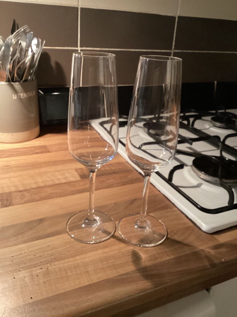 Champagne glasses