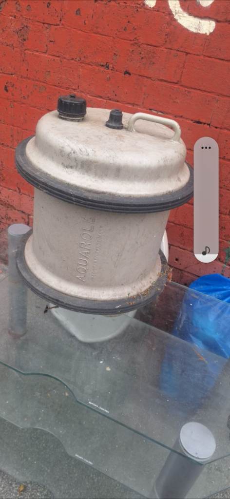 Vintage Metal Container - Fair Condition
