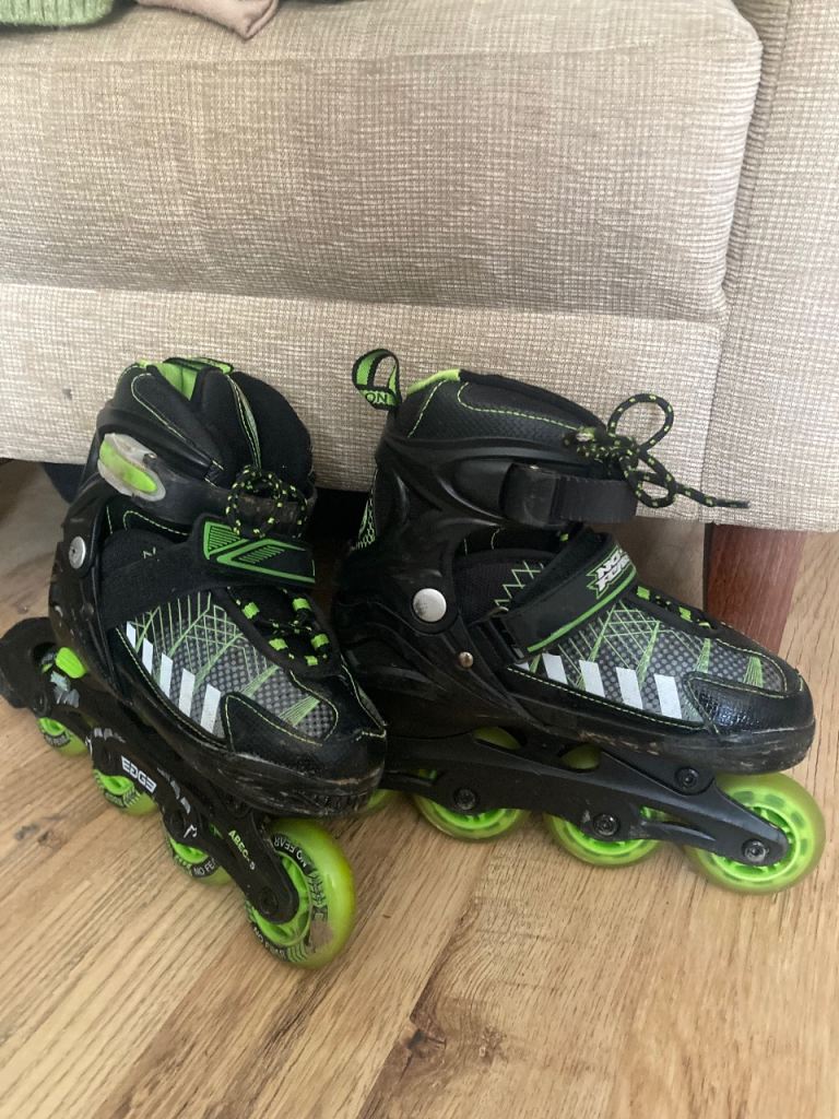 In-line skates, no fear, adjustable sizes 1-3.5