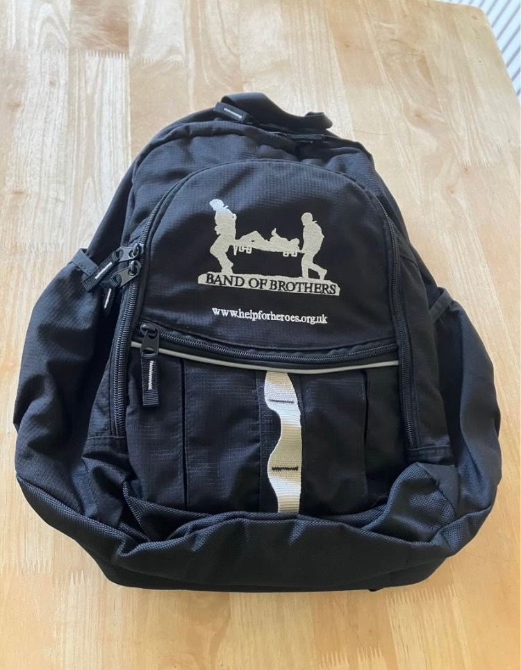 Black 'Band of Brothers' Backpack