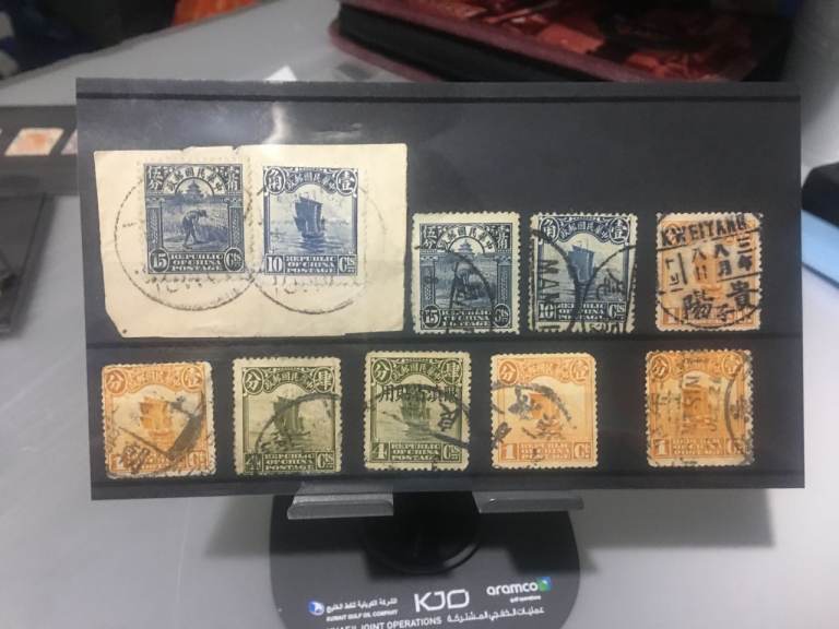 Extremely rare  collection of vintage china stamps Japan and Hong Kong 