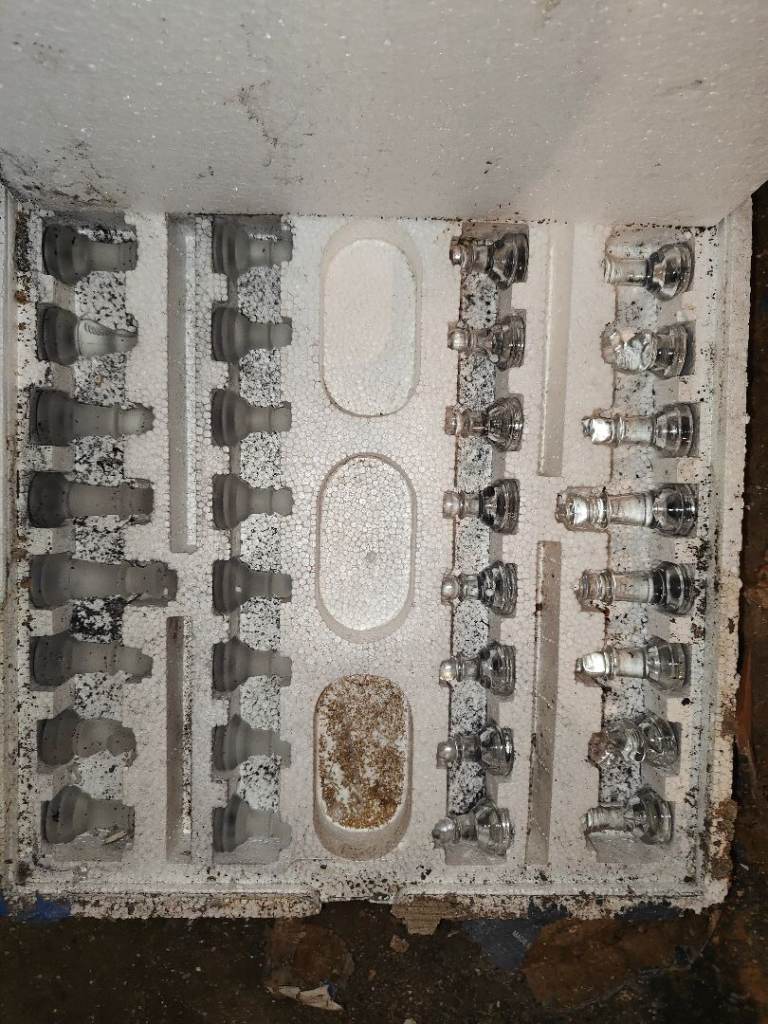 vintage Harrogate House Glass Chess Piece